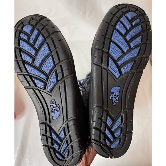 The North Face Shellista Tall Lace Black Gray Snow Boots Women Sz 8.5 - Picture 6 of 12